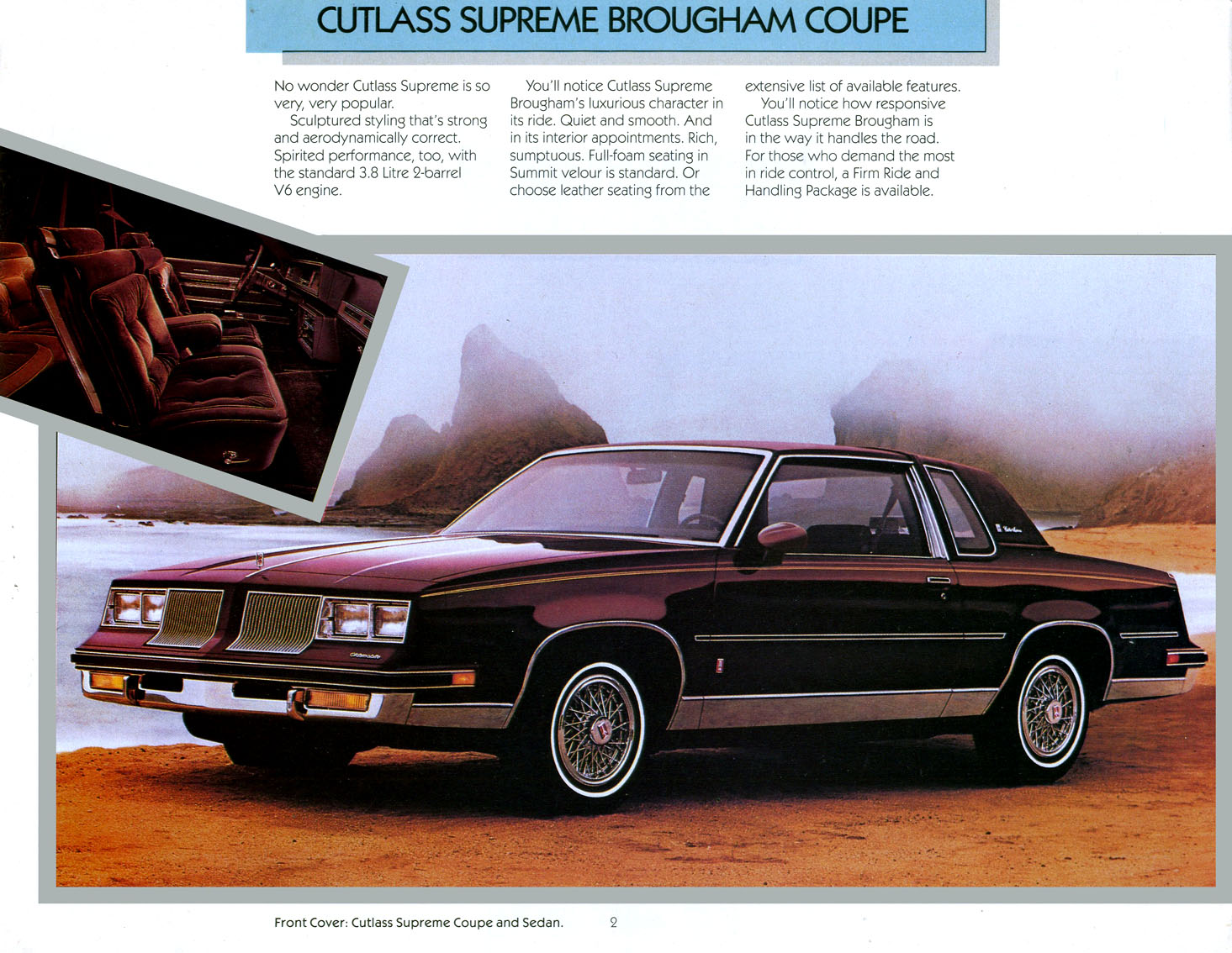 1985 Oldsmobile Cutlass Supreme Brochure Page 3